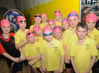 Rowledge Primary School’s champion swim team pictured at the Alton primary schools swimming gala (AD04-102-19)