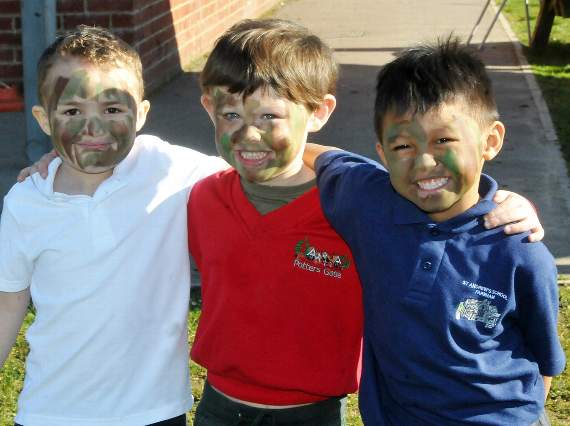 Youngsters at Potters Gate and St Andrew’s joined forces (FD10-109-19)