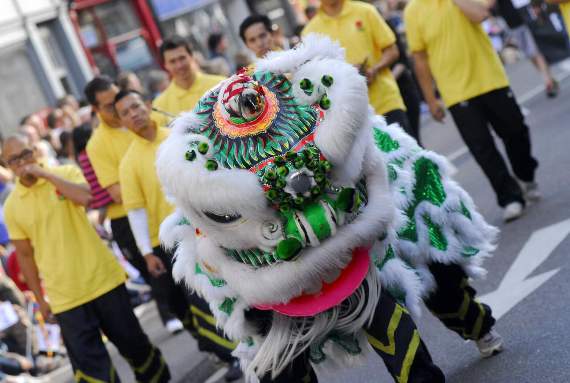 Kar Ling Kwong’s float at the 2012 Farnham Carnival