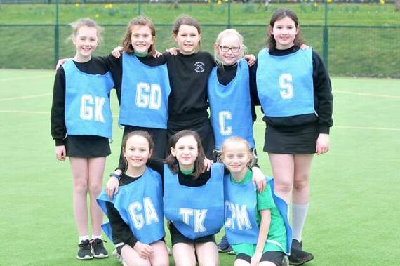 St Peter’s School’s netball team (FD12-16-19)