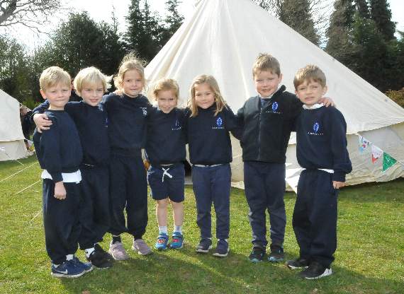 Early Years and Years 1 and 2 pupils enjoyed some woodland fun in their wigwams. Picture by Ruth Marshall (HD14-97-19)