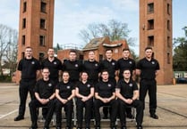 New recruits trained as firefighters