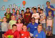 Global trip for children attending holiday bible club