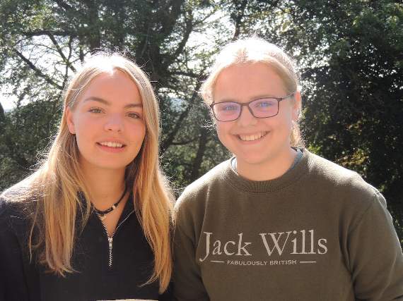 Royal School twins Isabella and Anna Field