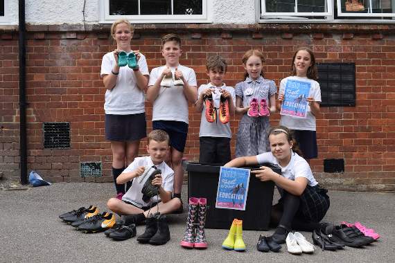 Stepping up for Sal's Shoes