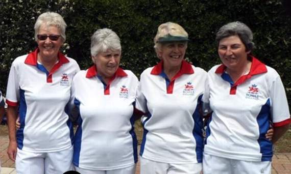 Lesley Johnson, Brenda Plumpton, Hazel Marke and Margaret Holden have been crowned British Isles champions