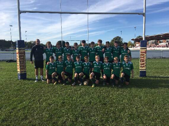 Some of Weydon School's rugby team