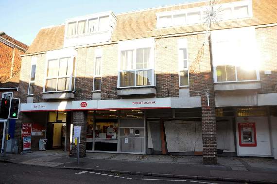 The current post office on West Street in Farnham