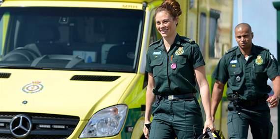 Ambulance service 'on the right path'