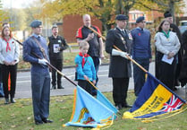 Huge crowd gathers for town’s remembrance service