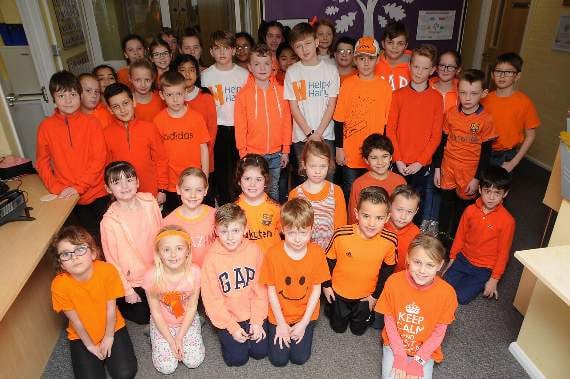 Cobbett pupils ‘go orange’ for Harry
