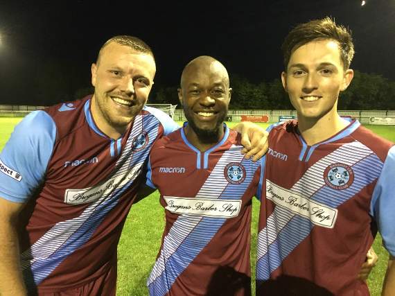 Nic Ciardini, Danilo Cadete and hat-trick hero Nick Medcraft were the goalscorers for Badshot Lea on a dramatic night at Westfield Lane