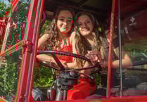 School leavers put on the style