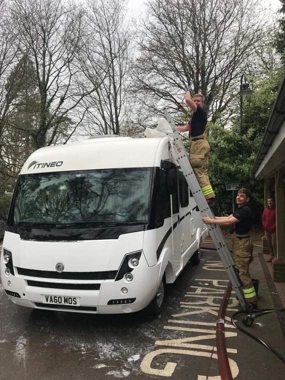 Working at the car wash, oh yeah