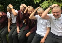 Boys have a close shave for pal Jenson