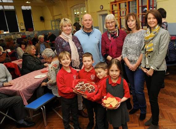 Pupils at Badshot Lea Village Infant School welcomed their grandparents for afternoon tea (FD08-198-19)