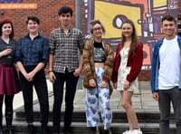 Godalming students Delilah Ferry-Swainson  Annabel Chantry  James Lawrence  Anna Page  Jemima Perrot-Jones  Sam Tellyn