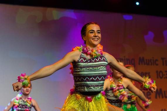 Dancer Rebecca living the festival dream