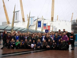 Pupils take to the O2 stage