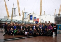 Pupils take to the O2 stage