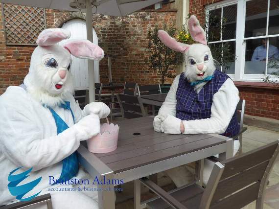 The Easter bunny was one of those to put his customary hop through Farnham town centre on hold this year (photo: Branston Adams)