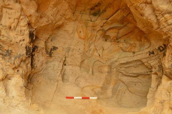 The cave is thought to have associations with the nearby chapel of St Catherine