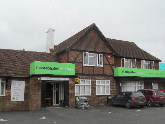 The Co-operative store in Four Marks, valued at £1.1m, was purchased by the council in 2014