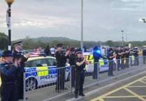 Emergency services pause for 'Blue Light Serenade' at Surrey hospitals