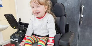 Lily, 3, on a roll after charities respond to tearful wheelchair appeal
