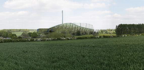 Veolia's proposed advanced energy recovery facility on the A31 near Alton