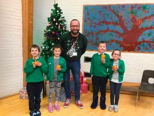 Christmas Christingles at Woodlea Primary School