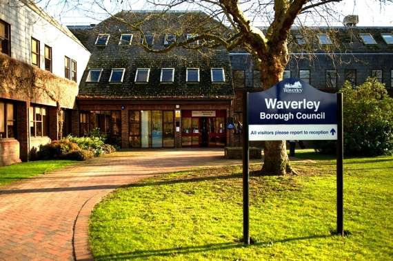 <p>Waverley Borough Council headquarters in Godalming</p>