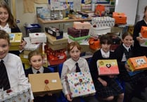 Stepping up for shoebox appeal