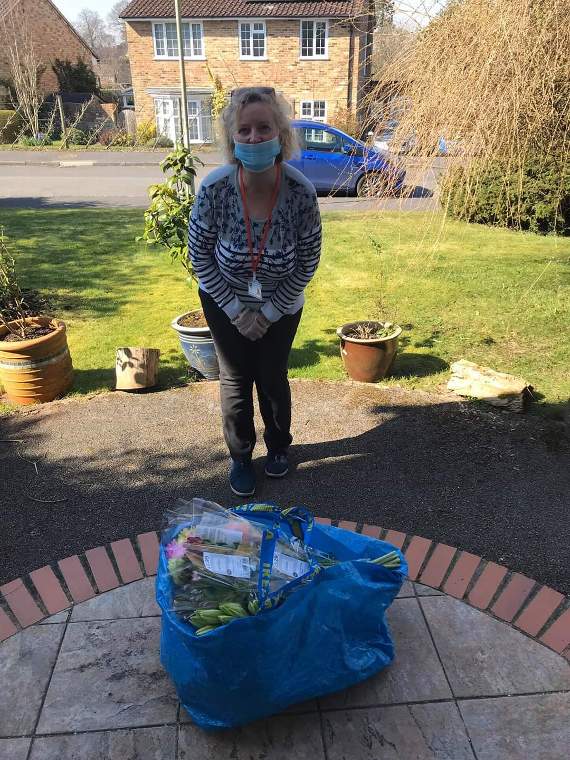 Ginny Boxall of the Alton Community Cupboard
