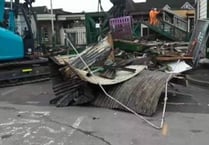 Bridge stairs 'smashed up' during move