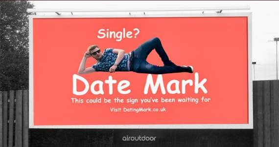 Billboard bid for love