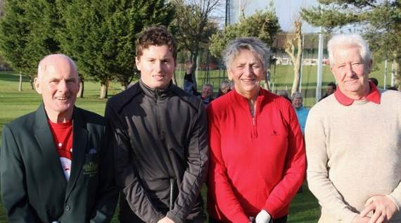 New captains Duncan Kenny (seniors), Max Neville (juniors), Barbara Hogg (ladies) and Nick Kellie (club captain) have held their traditional drive-in
