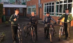 Community funding sees bikes bought for Weydon students
