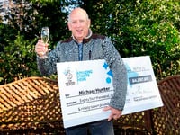 A very happy birthday lottery win