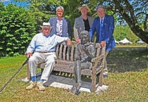Alan Titchmarsh unveils statue to mark Gilbert White's 300th anniversary