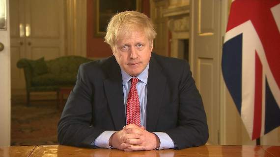 Prime Minister Boris Johnson addresses the nation on Monday