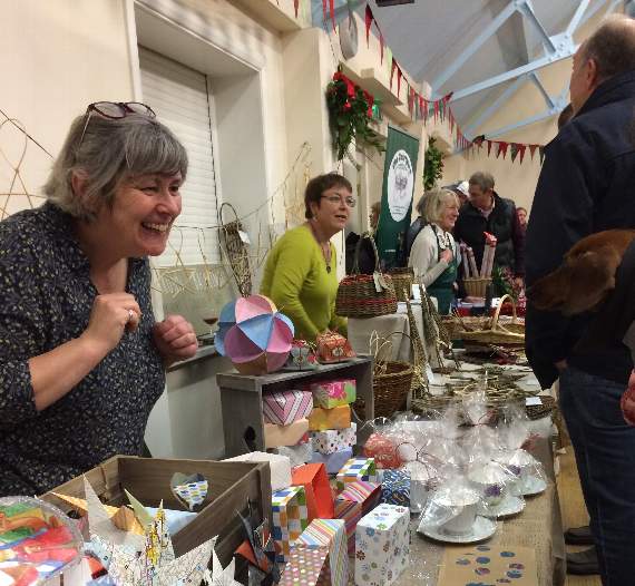 Stall holders got into the festive spirit for the Ropley’s annual Christmas market, offering some unusual ideas for seasonal gifts