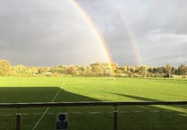 Rainbow shines down on return to competitive play