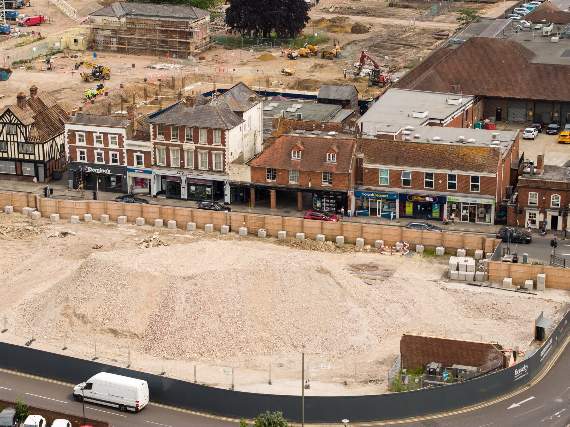 <p>Though the mountain of rubble may have disappeared, The Woolmead site has been inactive now for approaching five years</p>