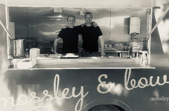 Andy Tideswell (left) and old friend Harry Maltby launched their new venture in April