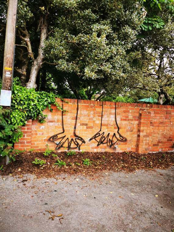 Grafitti in the town
