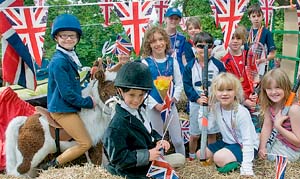 •Mini Olympics by children of the village.