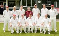 •Lydney 2012: Back row (left to right) Jono Bowdler, Mark Bonser, Jon Kear, Adrian Ralph (scorer), Jake Bonser, Pete Glynn, Will Jones. Front:?Charlie Bendall, Jack O’Conwell, Ed Jones (capt), Paul Morris, James Legge.