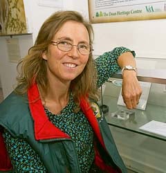 •Collections officer Nicola Wynn.