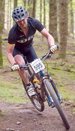 •John Linden of the Royal Forest of Dean Cycling Club.